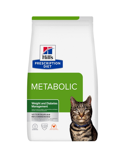 Hrană dietetică pisici supraponderale HILL'S Prescription Diet Metabolic Feline 3 kg cu pui