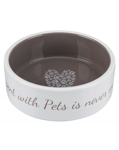 TRIXIE Pet's Home bol ceramic pentru câini, 800 ml, Ø 16 cm