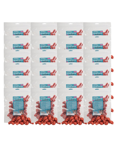 CHRUP&GO Mini os înnodat 24x500 g recompense pentru câini, cu rață și miel