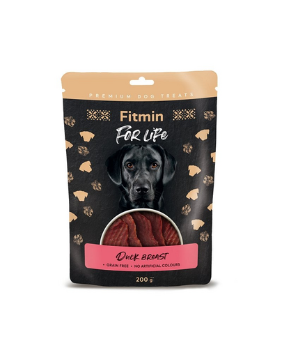 FITMIN For Life Piept de rață 200 g recompensă pentru câini