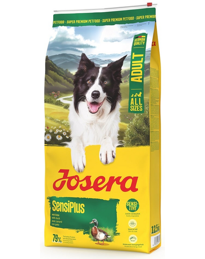 JOSERA SensiPlus 12,5kg hrană cu rață pentru câini cu sistem digestiv sensibil