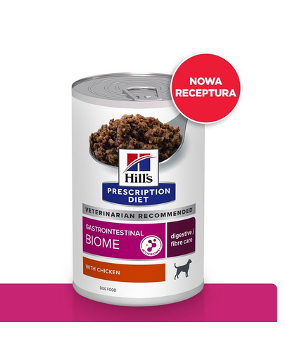 HILL'S Prescription Diet Canine Gastrointestinal Biome cu pui 370 g hrană câine