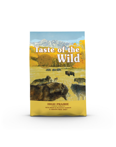 TASTE OF THE WILD High Prairie 2x5,6 kg hrană uscată pentru câini, cu bizon și cerb