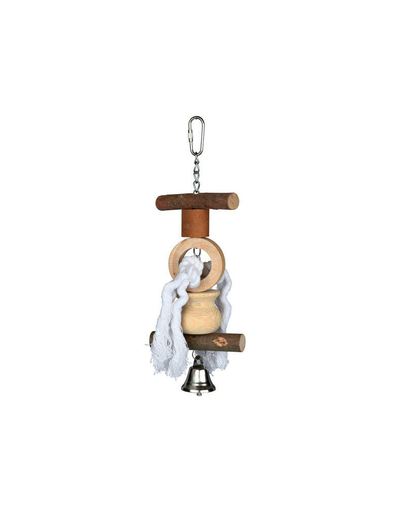 TRIXIE Natural Living toy cu clopoțel/sfoară 20 cm