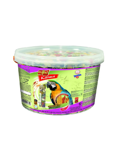 VITAPOL Hrană pentru papagali mari 3 L 1.5 kg