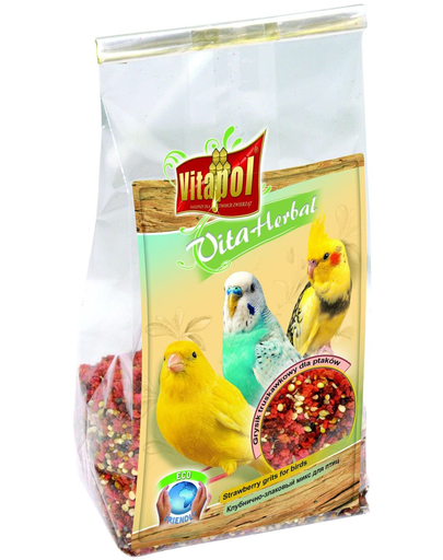 VITAPOL Griș cu căpșuni pentru păsări 200 g