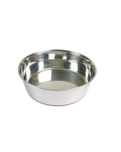 TRIXIE Bol metal cu bază din cauciuc 2.5 l/24cm
