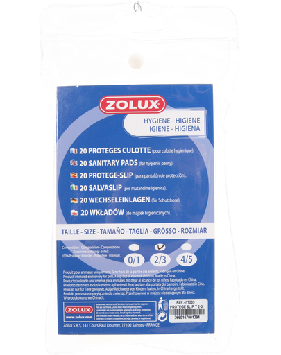 ZOLUX Aleze igienice s2-s3