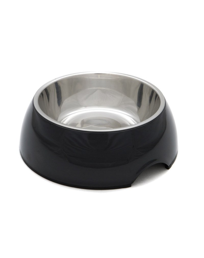 Pet inn bol melamină db01 m 17.5 x 6.5 cm negru