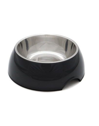 PET INN Bol melamină DB01 L 22 x 7.5 cm negru