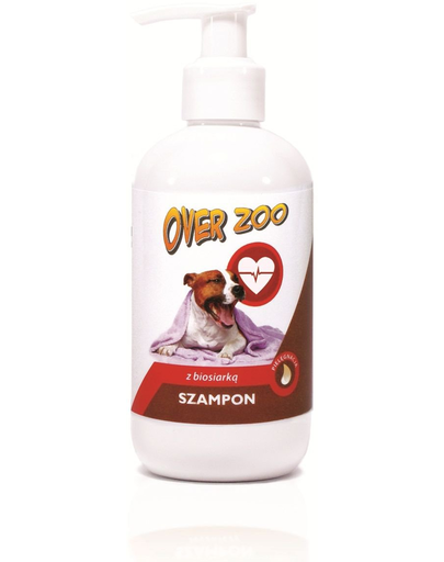 OVER ZOO Sampon pentru caini cu piele si par gras 250 ml