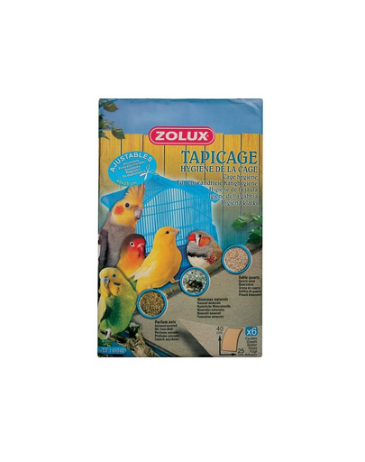ZOLUX Foi de șmirghel pentru colivie - medii 40 x 25 cm