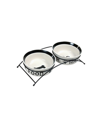 TRIXIE Boluri ceramice pe suport 1.6 l/ 20 cm