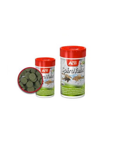 Hrană Aquael Acti spirutabs 100 ml