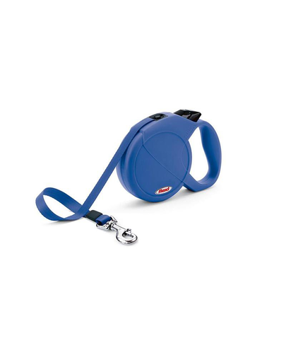 FLEXI Lesă automată FLEXI COLOR 1 5 M albastru