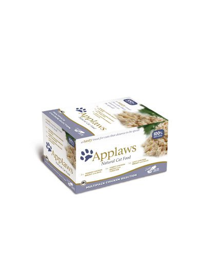 APPLAWS POT Cat 8 x 60g MultiChicken