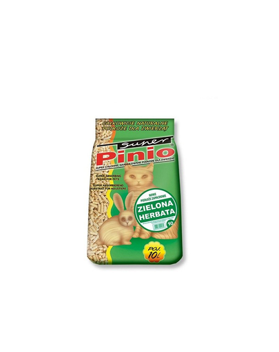 BENEK Super Pinio Peleti pentru litiera, cu ceai verde 10 L