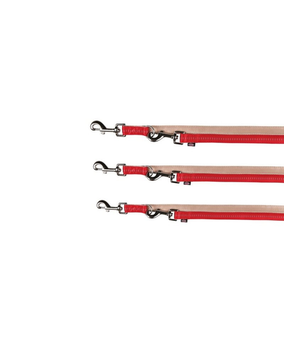TRIXIE Softline Elegance Lesă control roșie 2 m/20 mm