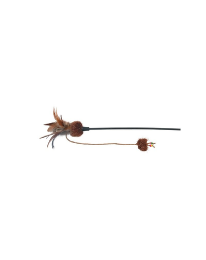 TRIXIE Jucărie pentru pisici cu pene și iarba-mâței 54 cm