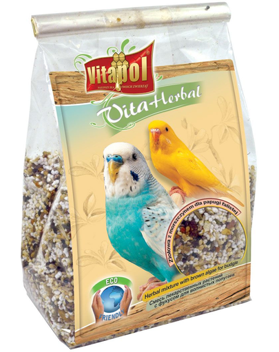 VITAPOL Amestec de plante cu alge pentru papagali 200 g