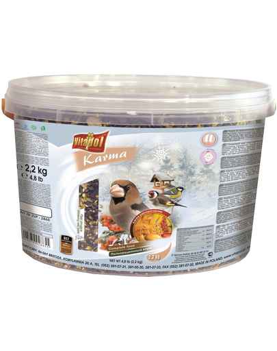 VITAPOL Hrană pentru păsări pentru sezonul rece 2.2 kg