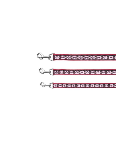 TRIXIE Modern Art Bordeaux Lesă l- XL 1 m/25 mm