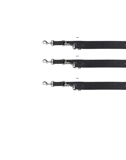 TRIXIE Premium Lesă control l- XL 2 m/25 mm negru