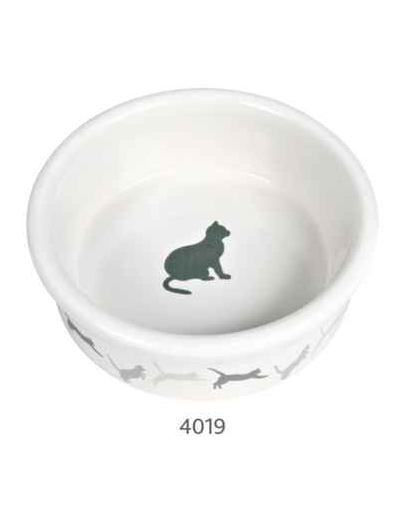 TRIXIE Bol ceramic decorat pentru pisici 250 ml / 11 cm