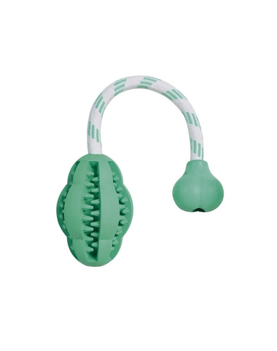 TRIXIE Jucărie dentiție din cauciuc natural mentă Dentafun 28 cm