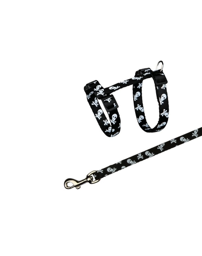 TRIXIE Ham cu lesă pentru pisici nailon 27-46 cm/10 mm