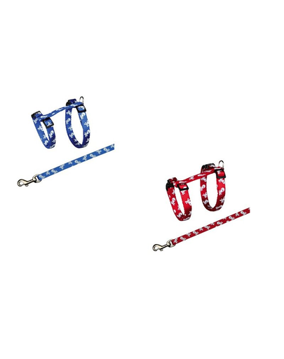 TRIXIE Ham cu lesă pentru pisici nailon 27-46 cm/10 mm