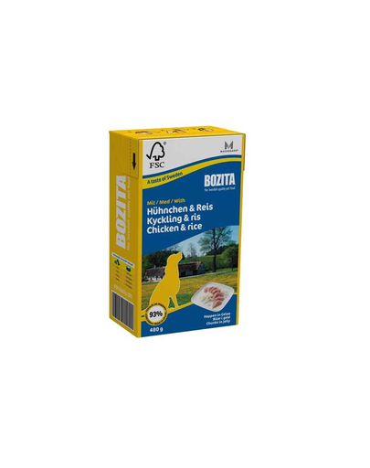 BOZITA Feline large Hrana umeda pentru pisici adulte de talie mare, cu somon 190 g
