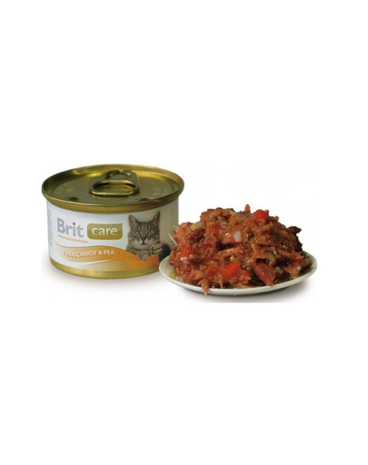 BRIT Care cu ton morcov și mazăre 80 g