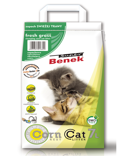 BENEK Super corn cat iarbă proaspătă 7 L