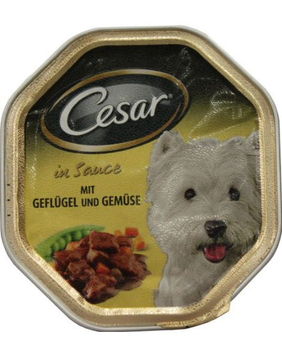 CESAR cu pasăre și legume în sos 150 g