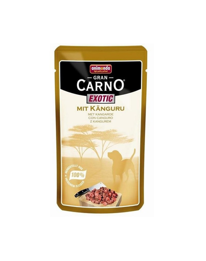 ANIMONDA Grancarno Exotic cu cangur 125 g