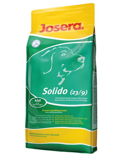 JOSERA dog Solido 15 kg pentru câini sedentari