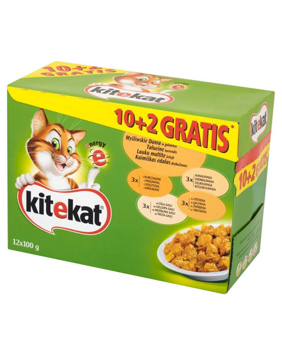 KITEKAT Carne de Pasăre 12 x 100 g