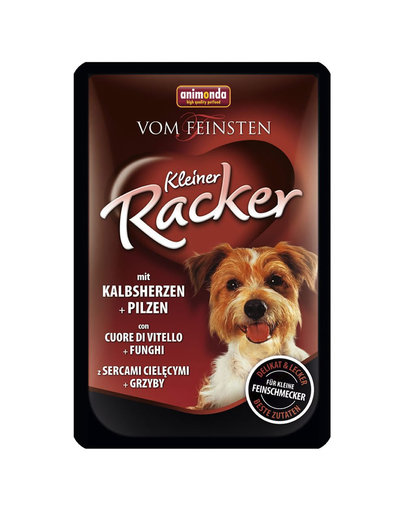 ANIMONDA Vom Feinsten Kleiner Racker cu inimi vițel și ciuperci 85 g