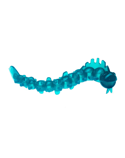COMFY Jucărie Snacky Worm turcoaz 22x8 cm