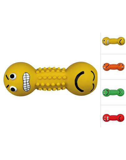 TRIXIE Ganteră, cu smiley, latex 19 cm