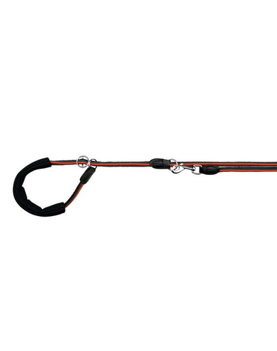 TRIXIE Lesă Fusion Retriever XL 1.90 M negru / portocaliu