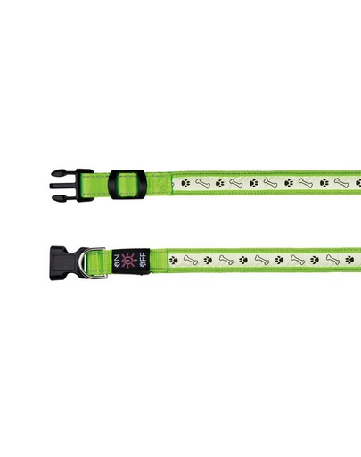 TRIXIE Zgardă cu beculeț pe USB M-L: 40–50 cm