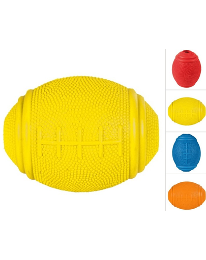 TRIXIE Jucărie dentiție din cauciuc RUGBY 10cm