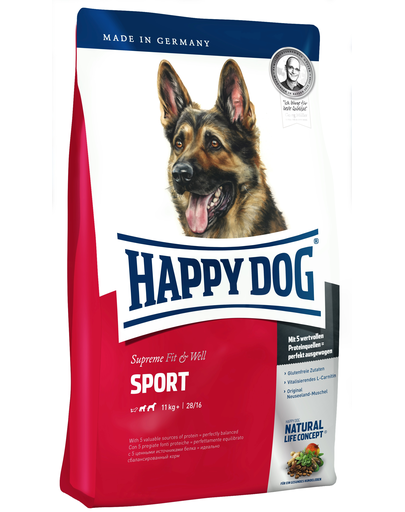 HAPPY DOG Fit & well Adult Sport 15 kg