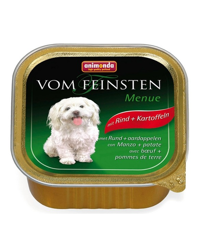 ANIMONDA Vom Feinstein Menue vită și cartofi 150 g