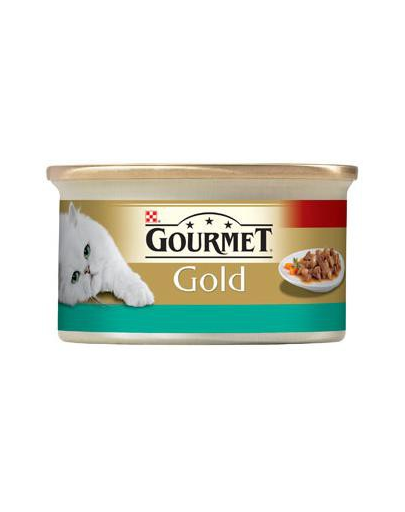 Gourmet Gold somon și pui în sos 85 g