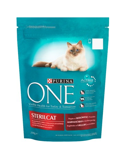 PURINA ONE STERILCAT Hrana uscata pentru pisici adulte, bogata in vita 800g
