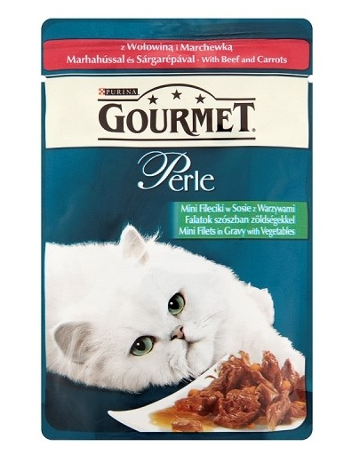 Gourmet Perle vită / morcov 85 g