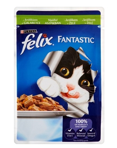 FELIX Fantastic cu iepure în aspic 100 g